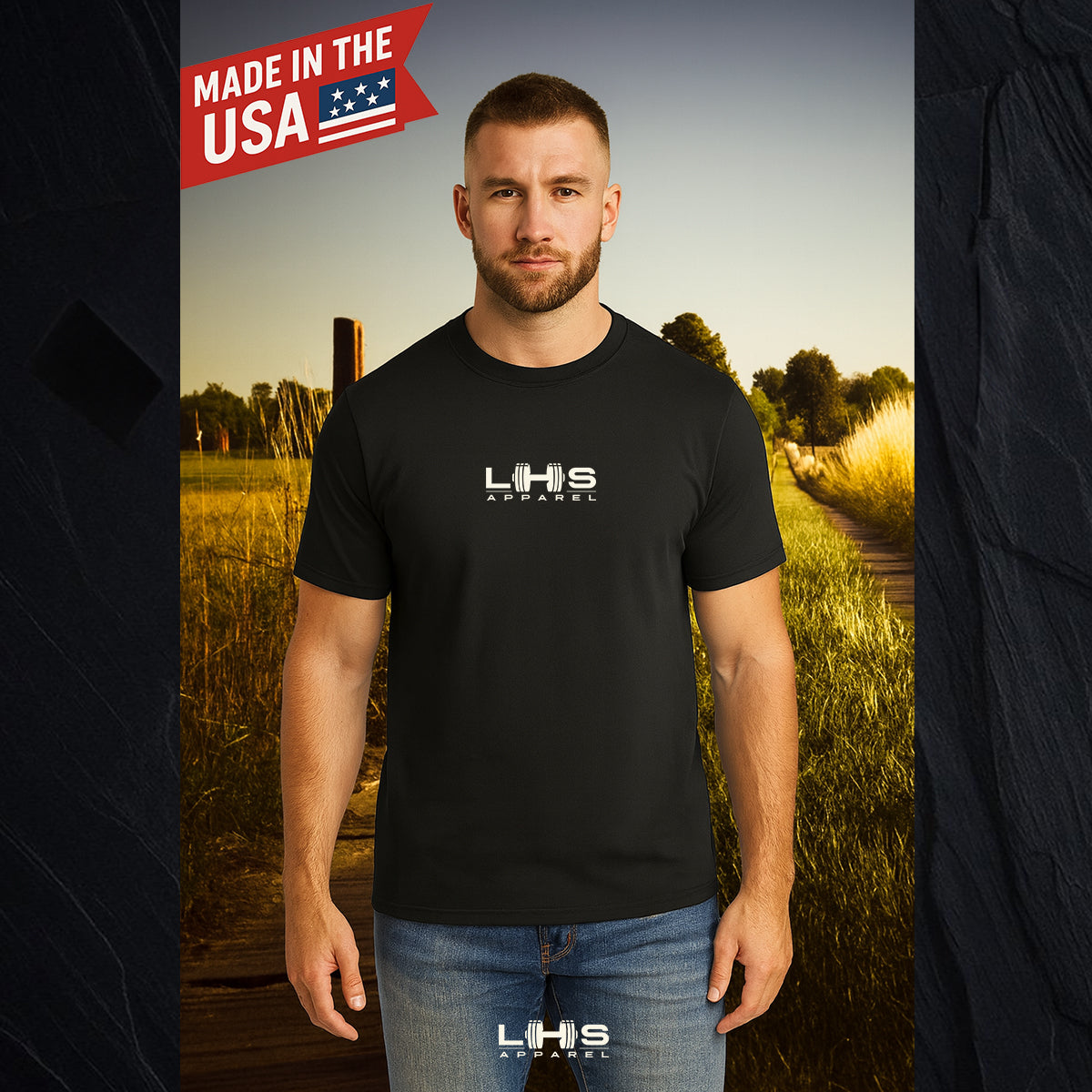 LHS Logo with Spined Tagline on Back
