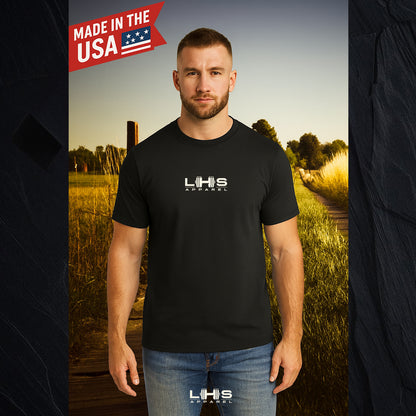 LHS Logo with Spined Tagline on Back